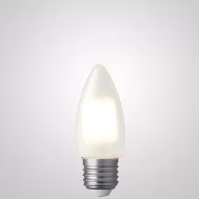 4W Candle LED Bulb E27 Frost in Natural White