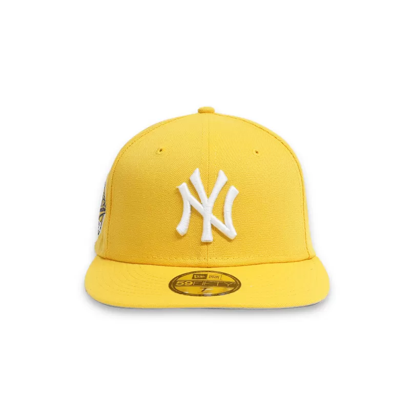 [70584846] New York Yankees 96' World Series Men's Gold Fitted Hats