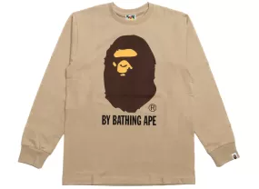 A Bathing Ape by Bathing Ape L/S Tee in Beige