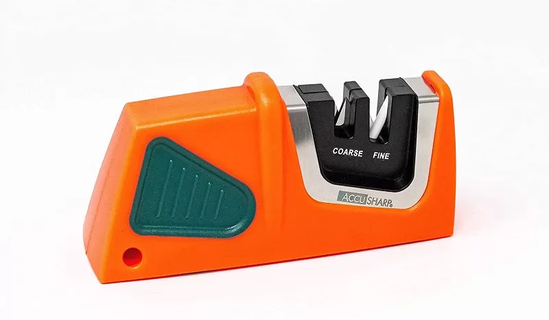 AccuSharp Compact Pull-Through Knife Sharpener Orange 083TRAY