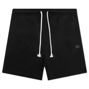 Acne Fleece Shorts - Black