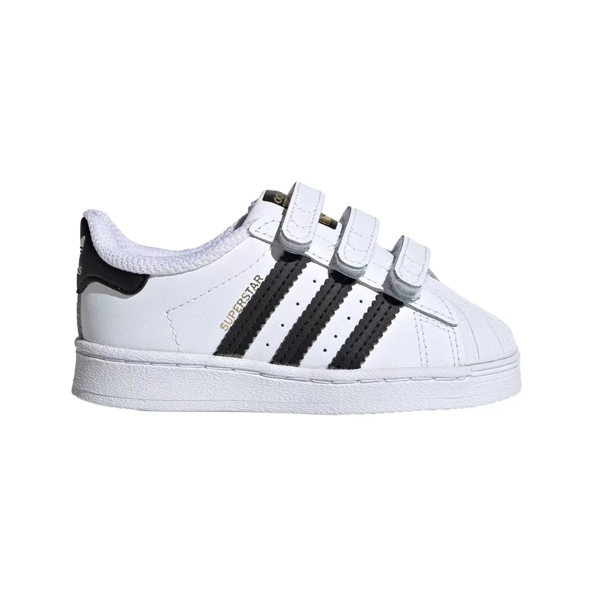 Adidas Toddler's Superstar White/Black Velcro