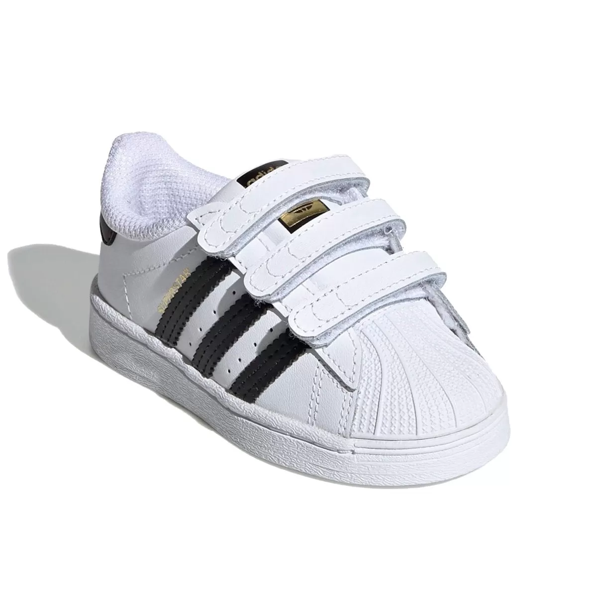 Adidas Toddler's Superstar White/Black Velcro