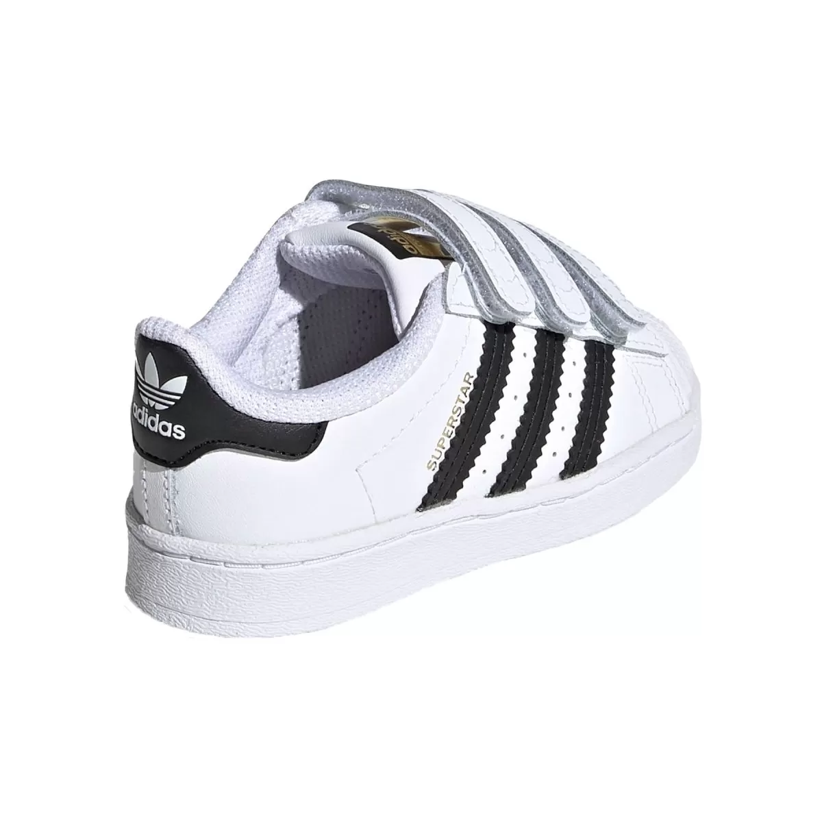 Adidas Toddler's Superstar White/Black Velcro