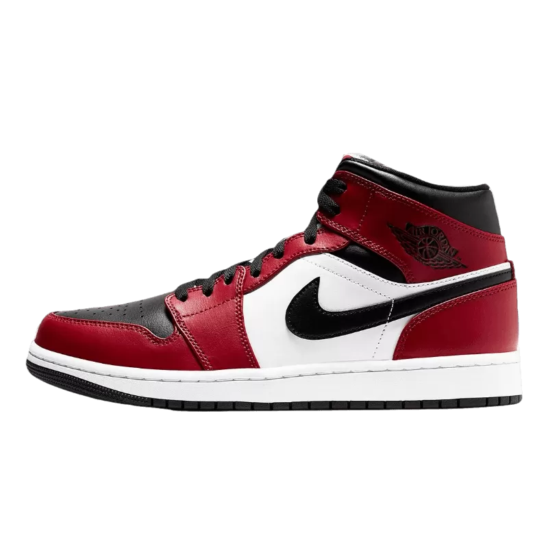 Air Jordan 1 Mid Chicago Black Toe