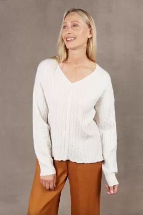 Alawa Cable Knit, Malt