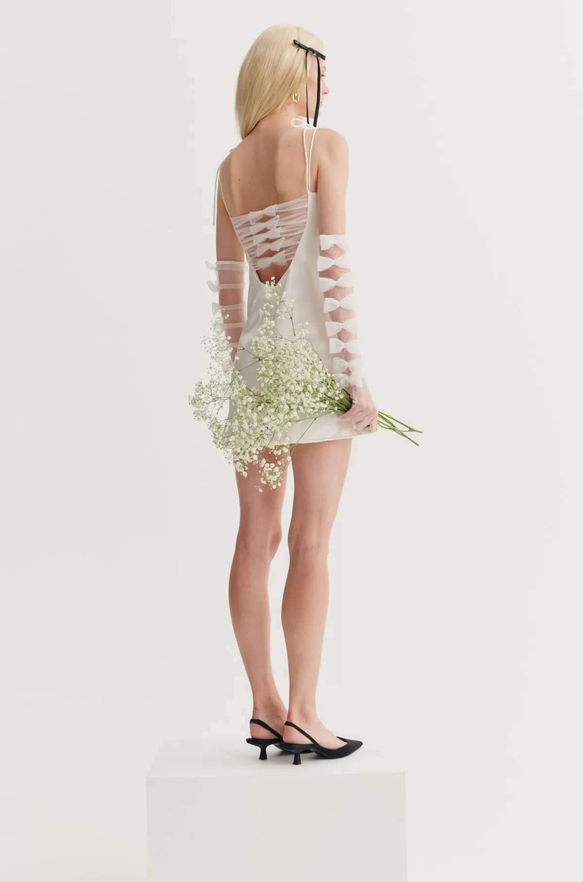 Ambre Mini Dress in White