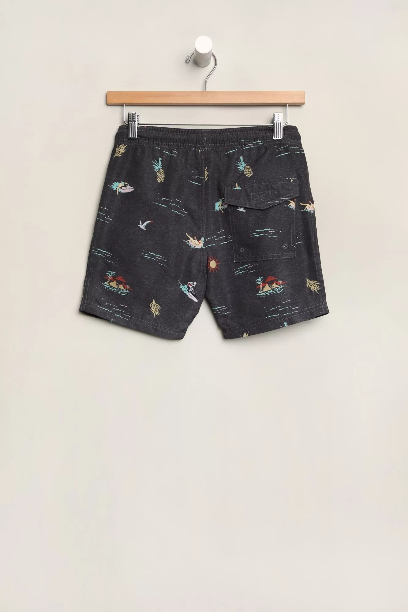 Amnesia Youth Printed Beach Shorts