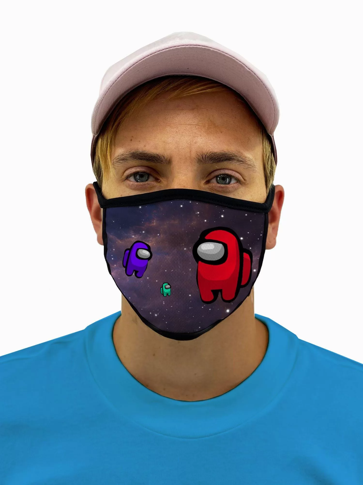 Among Us Face Mask With Filter Pocket