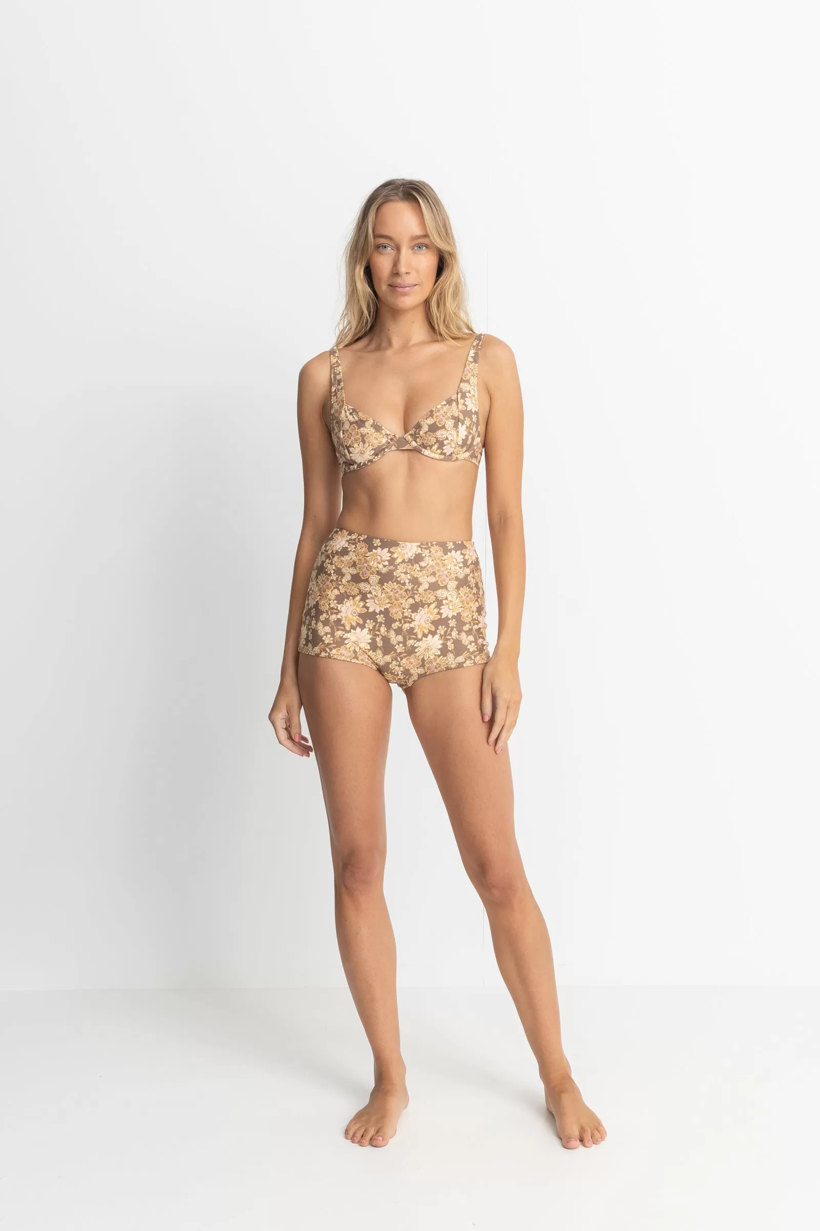 Arcadia Paisley Surf Short Chocolate