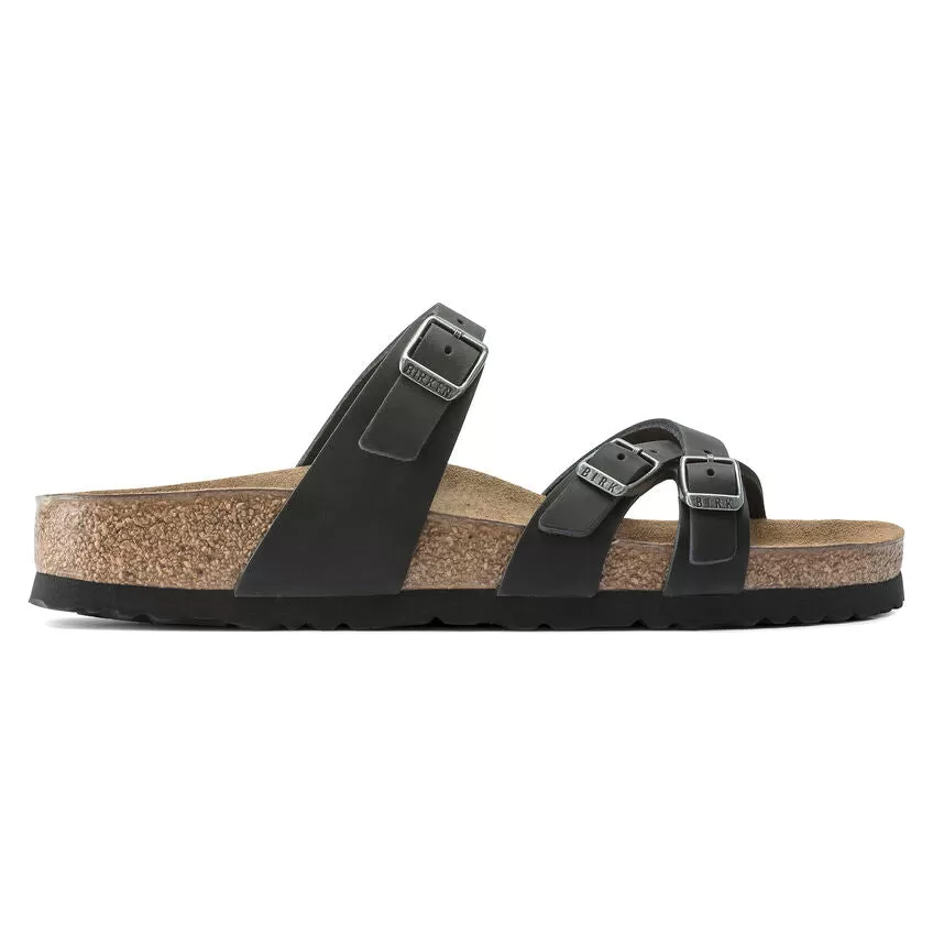 Birkenstock Franca full grain oiled leather r1021112 black