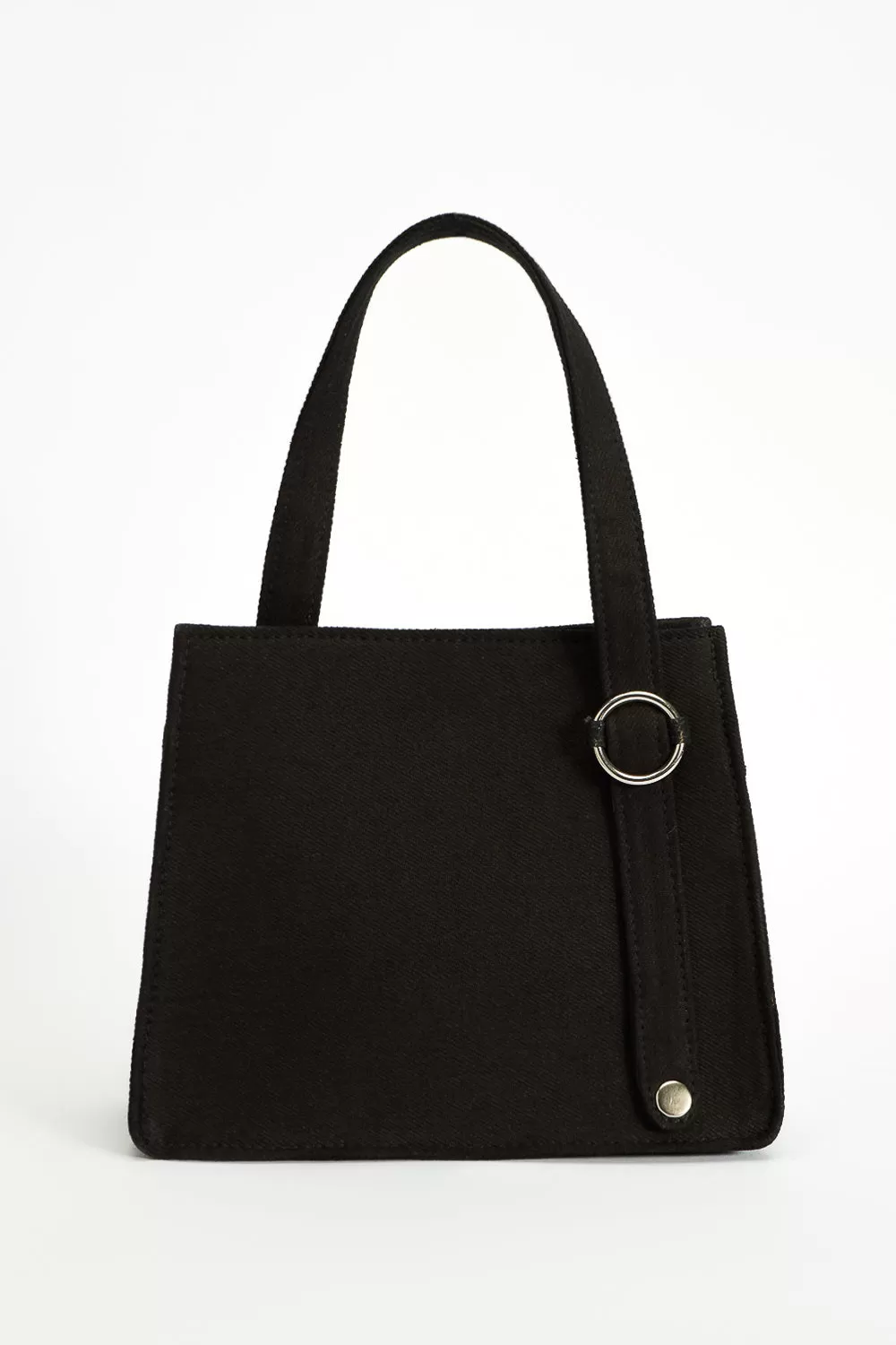 Black Square Wrist Bag