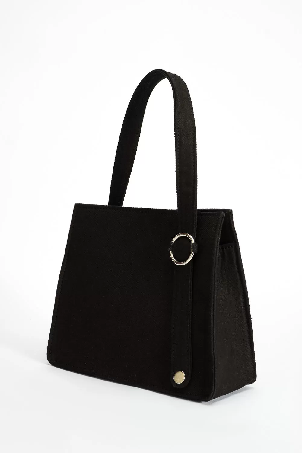 Black Square Wrist Bag