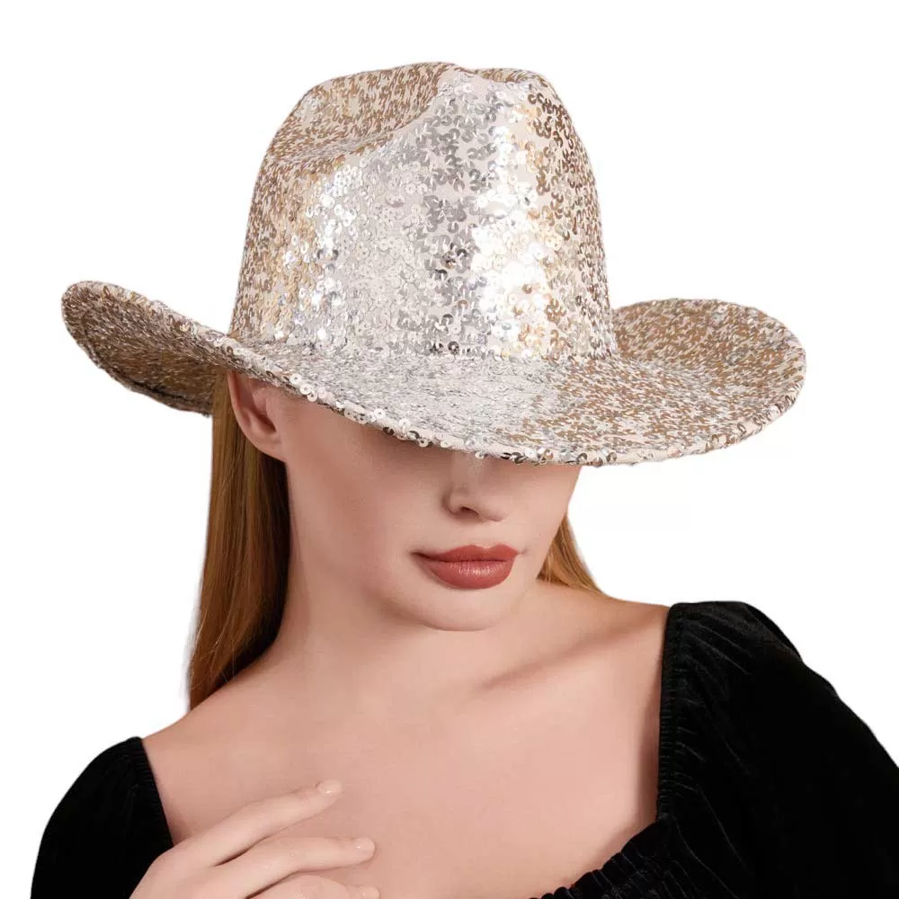 Bling Sequin Cowboy Western Hat