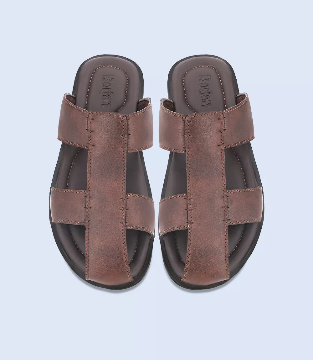 BM4983-COFFEE-Men Slipper