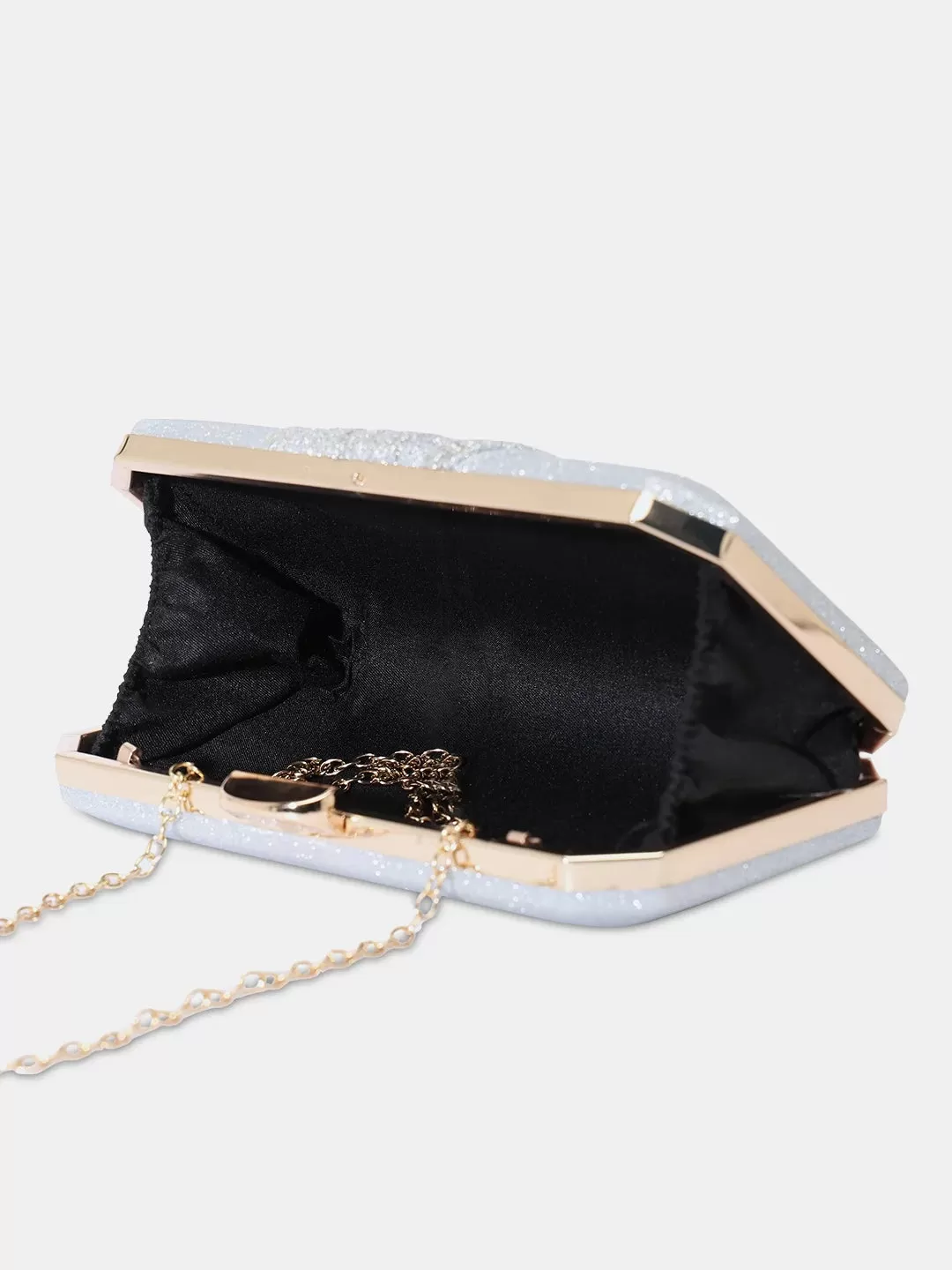 Caprese Gloriana Clutch Small Silver