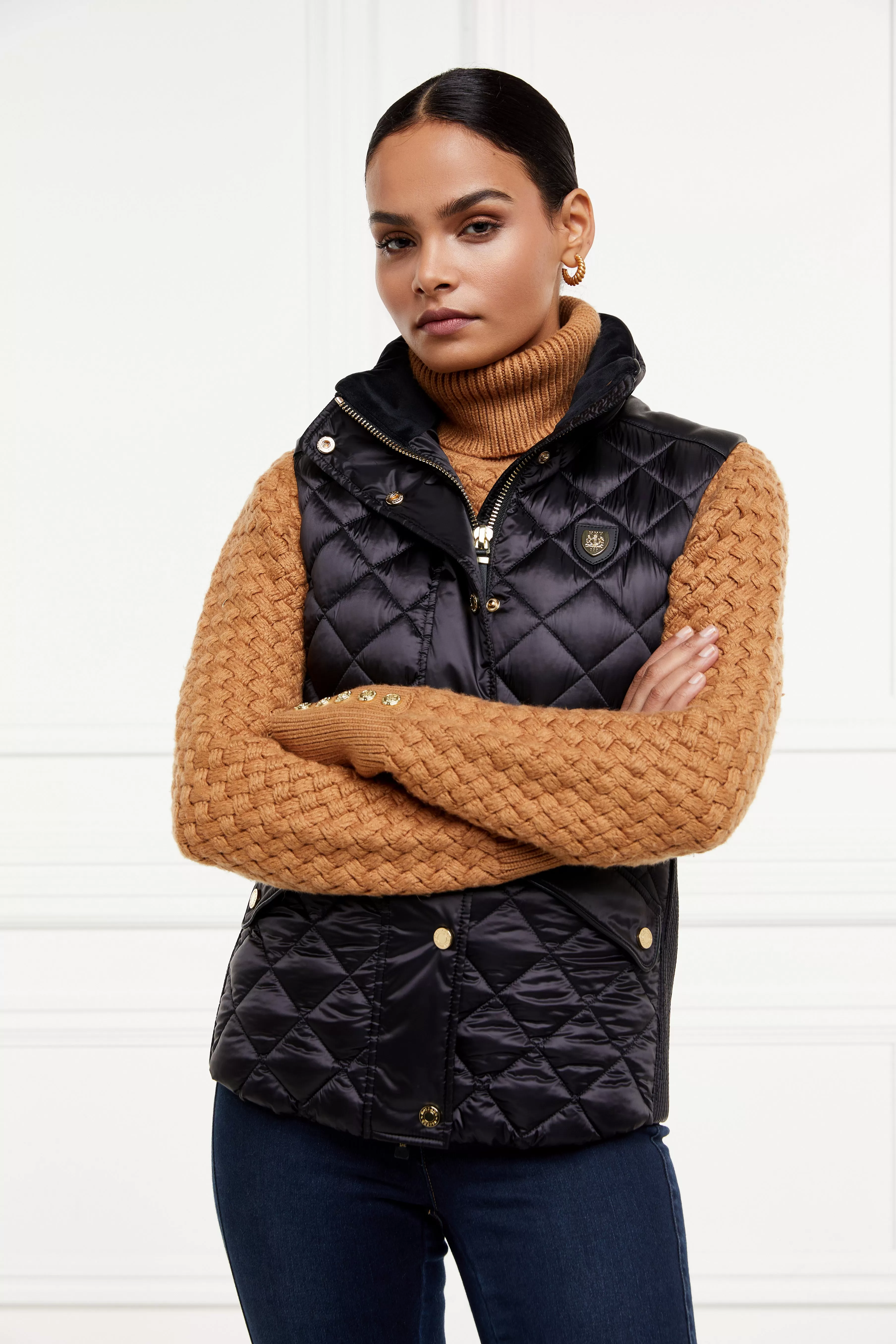 Charlbury Quilted Gilet (Black)