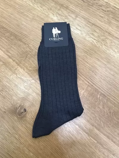 Chaussettes Carly en fil d'Ecosse - Anthra