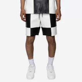 CHECKER SHORTS BLACK/WHITE