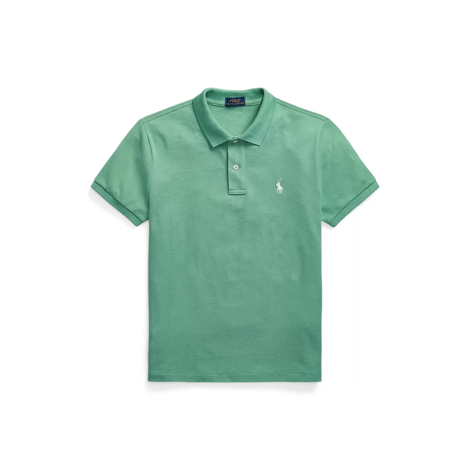 Classic Fit Mesh Polo - Haven Green