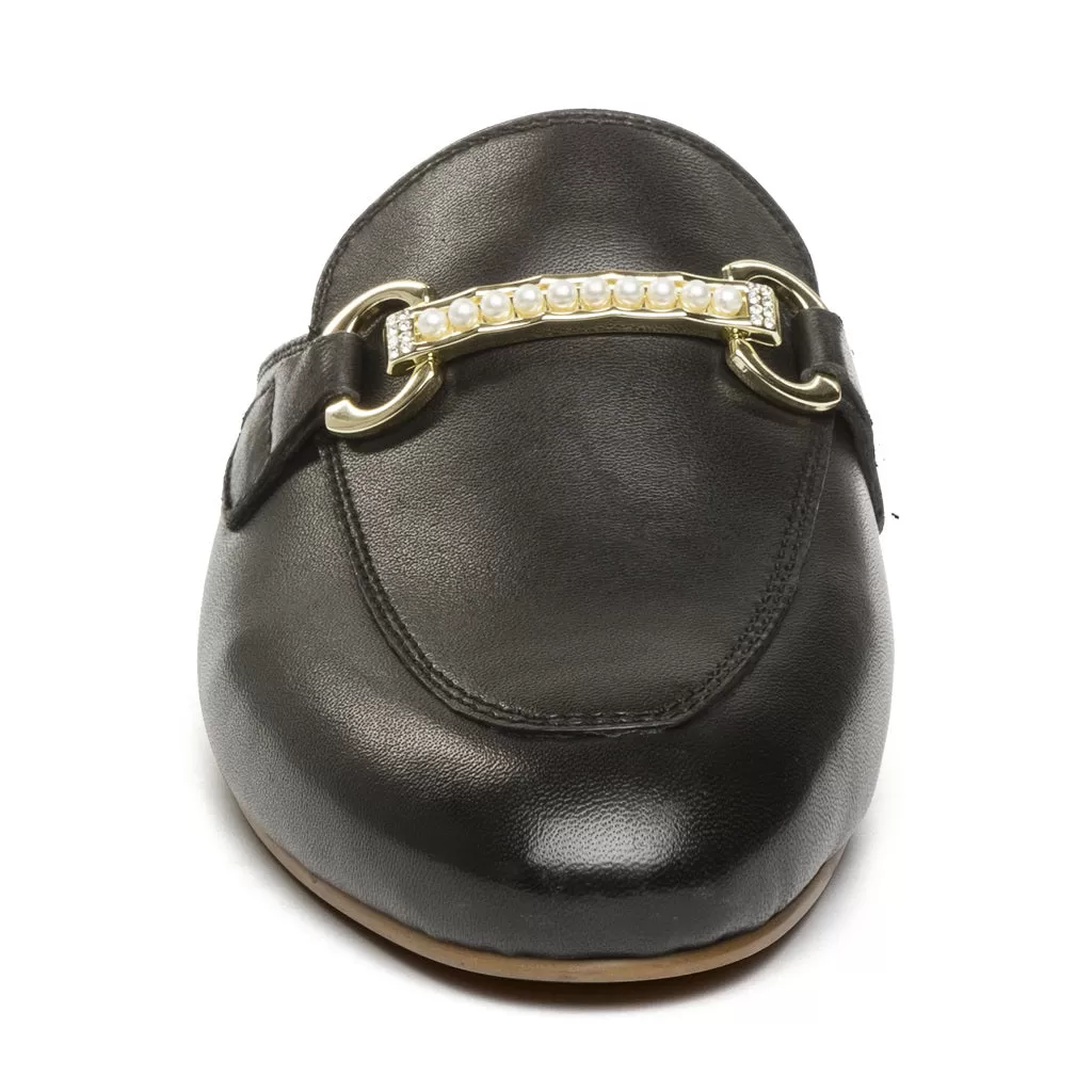 Cleodora Mule BLACK LEATHER