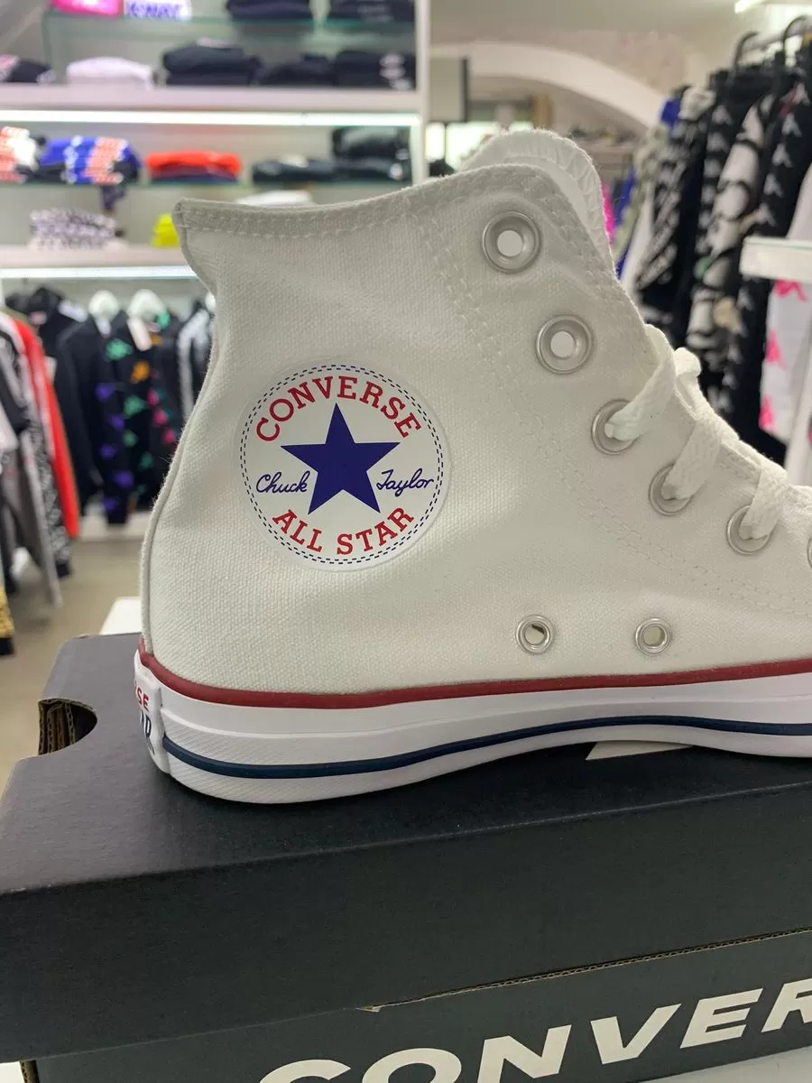 Converse All Star Chuck Taylor Classiche Bianche Alte