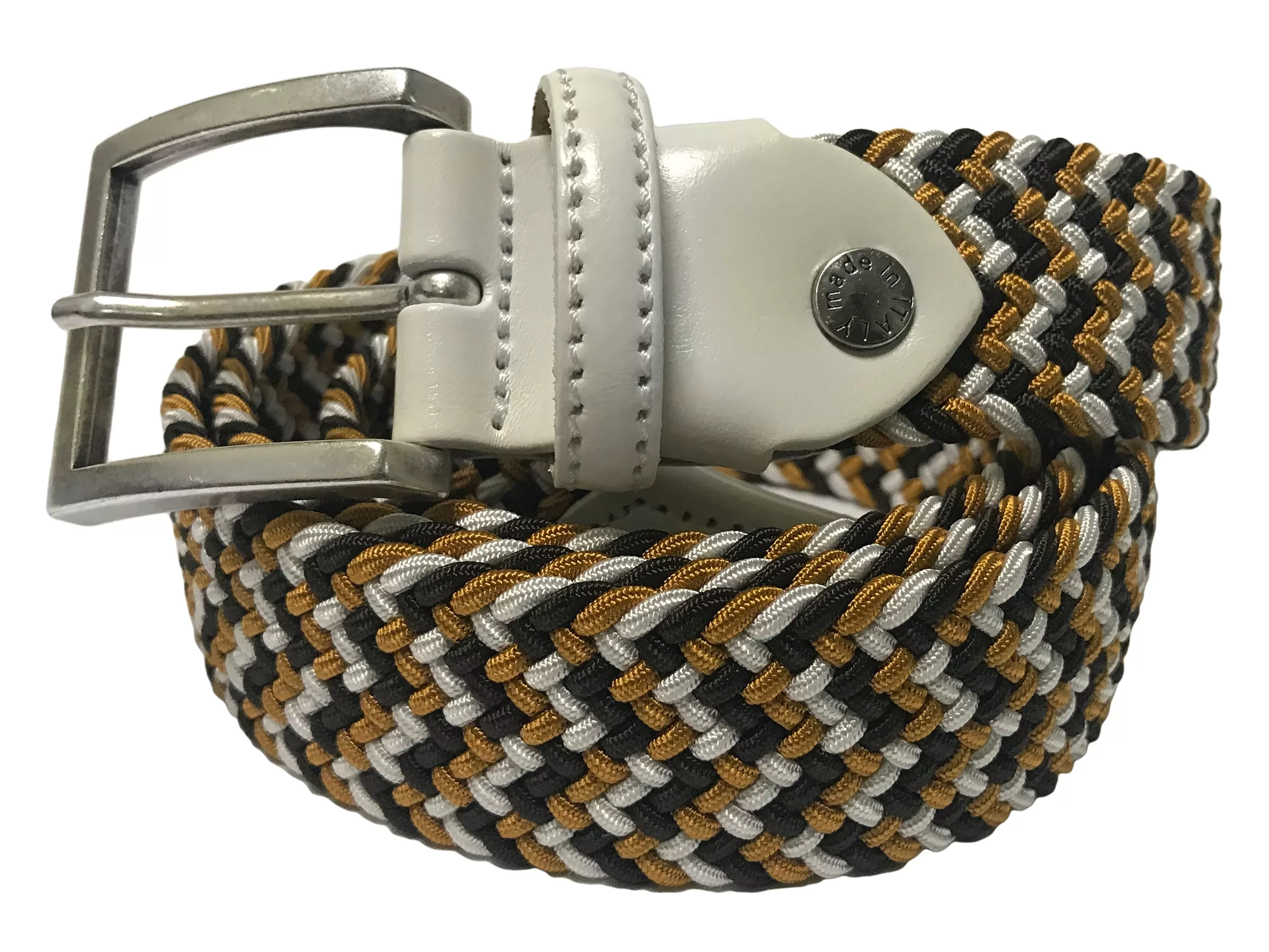 Cotton Stretch Belt Golden Monochrome