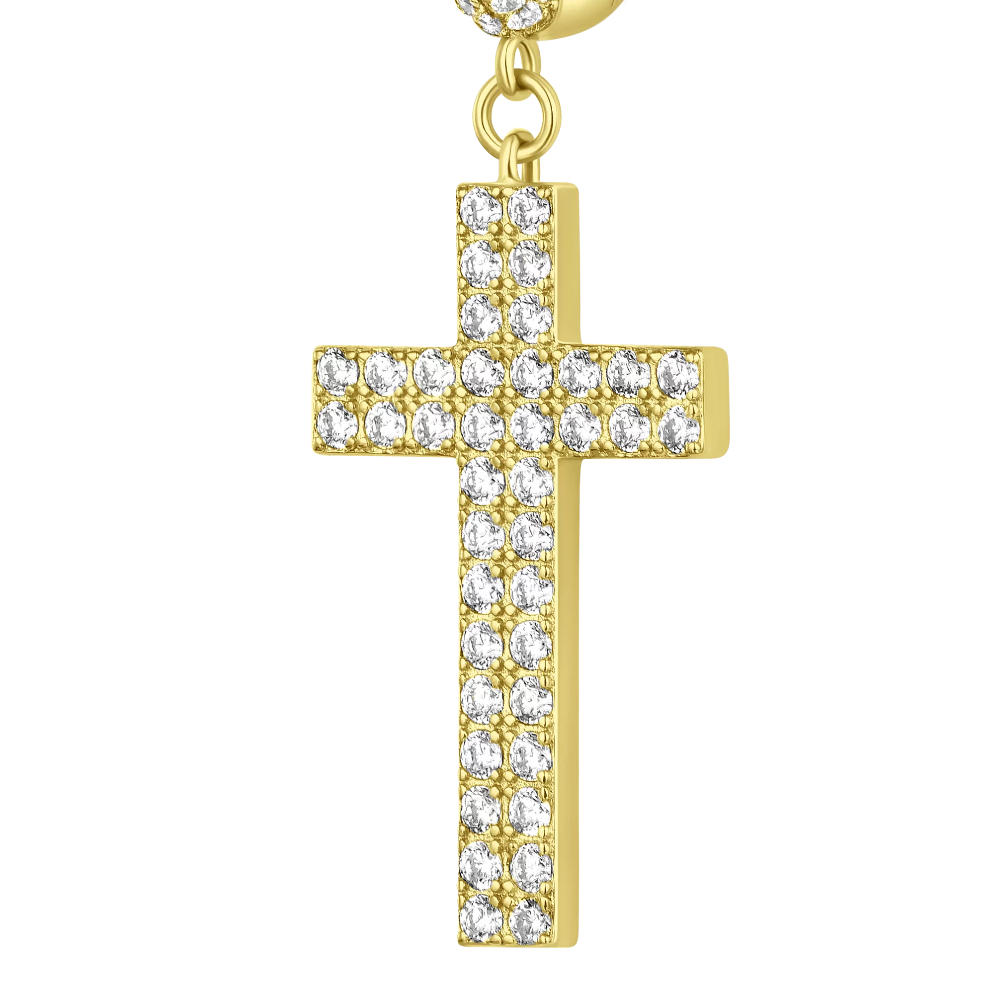 Cross Dangly Earring - Single