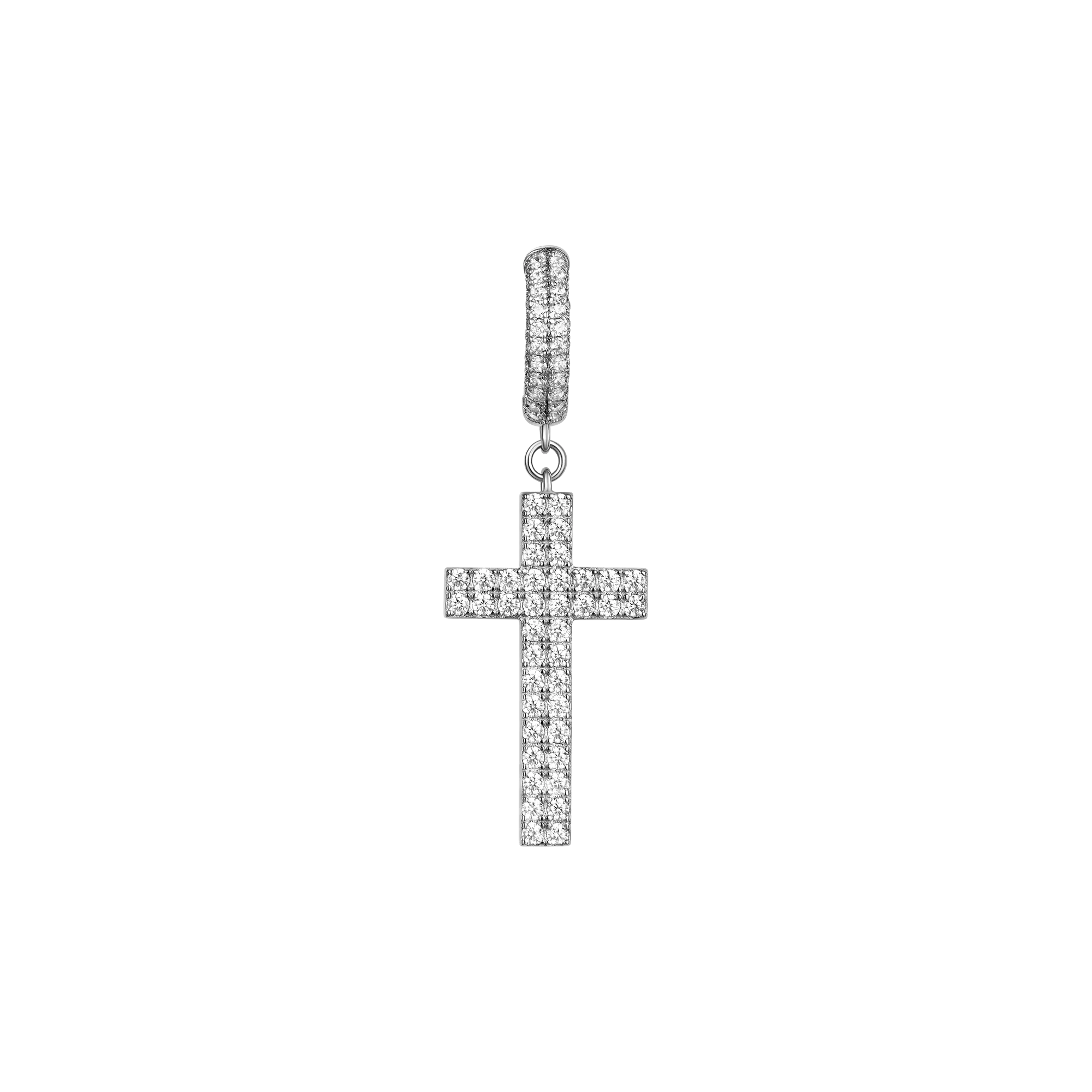 Cross Dangly Earring - Single