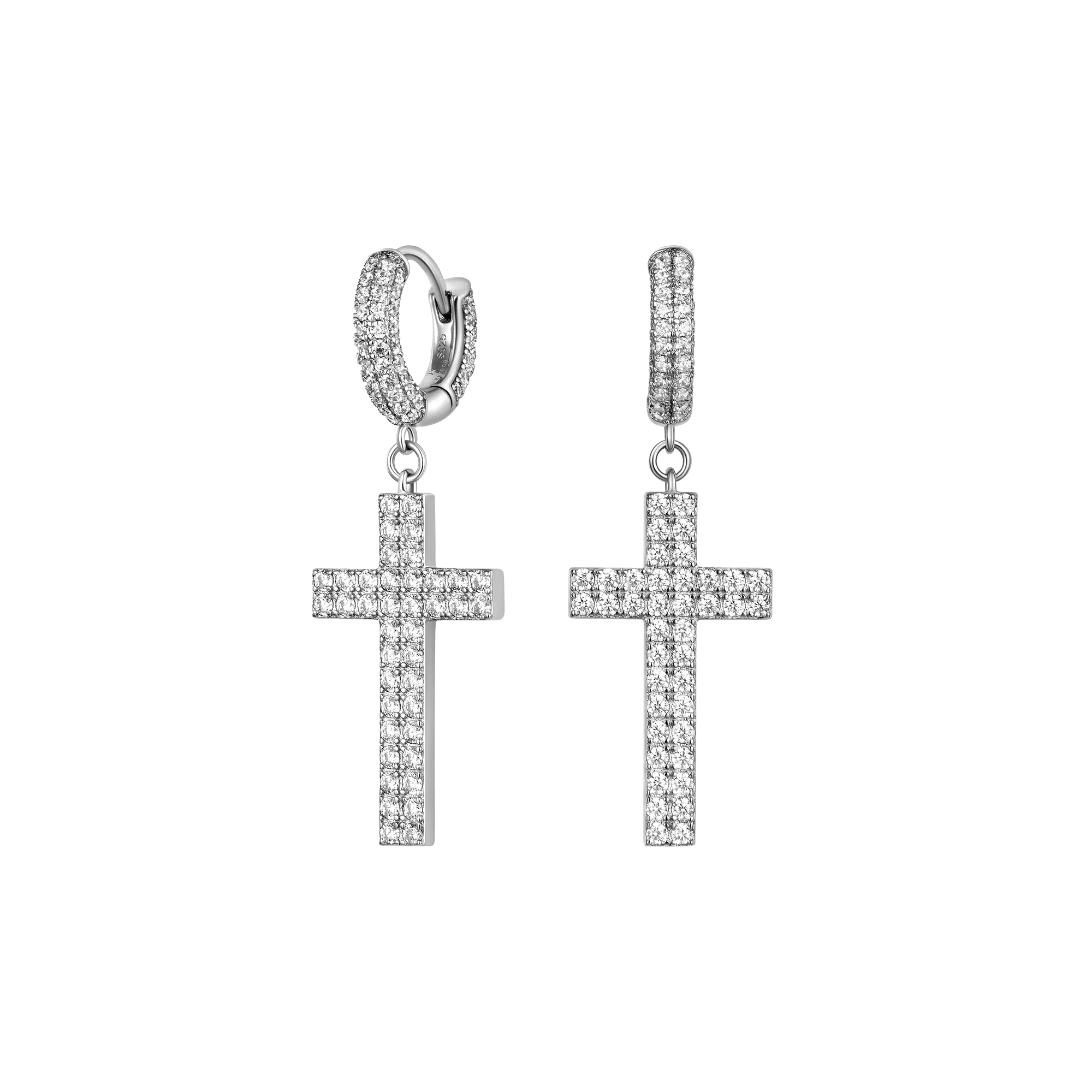 Cross Dangly Earring - Single