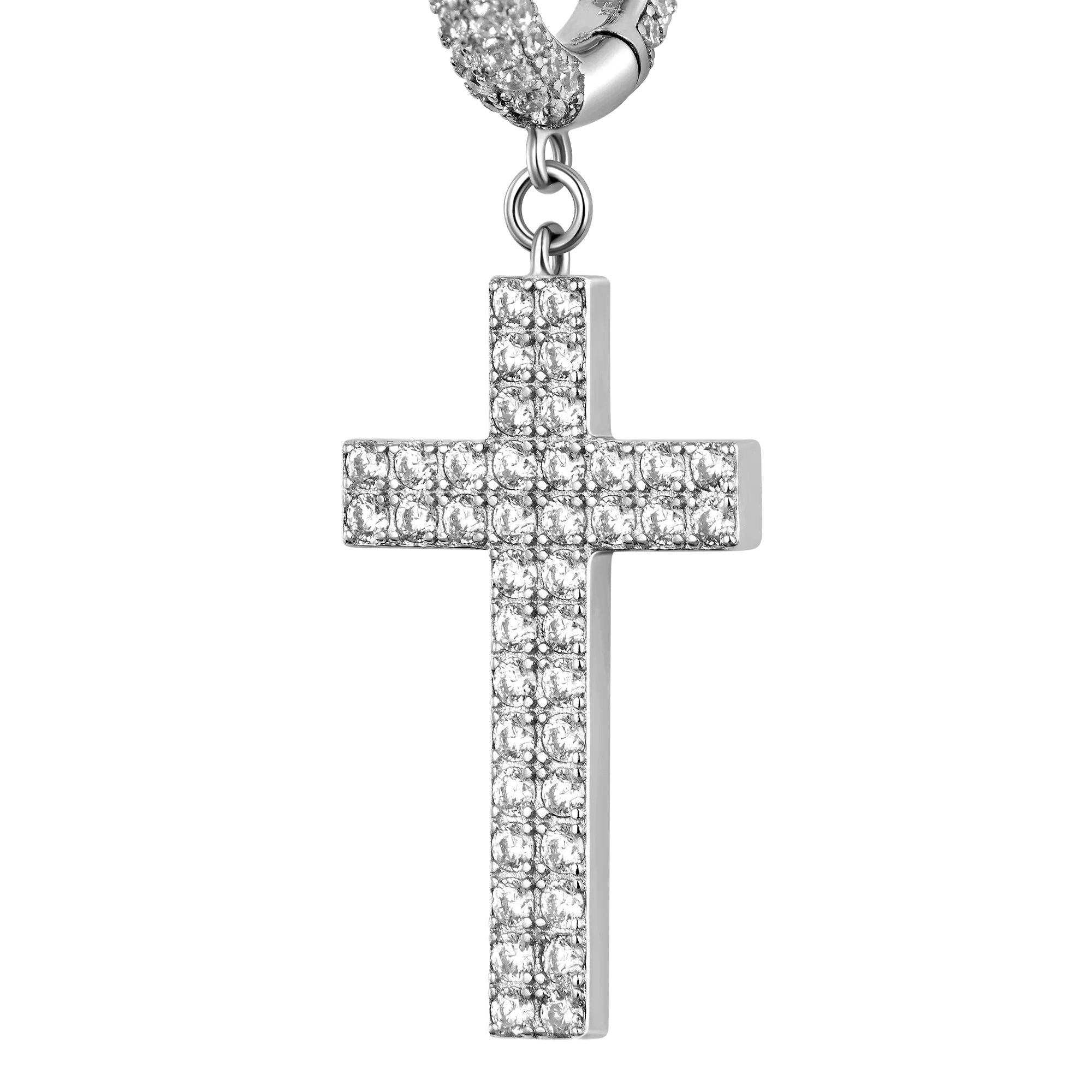 Cross Dangly Earring - Single