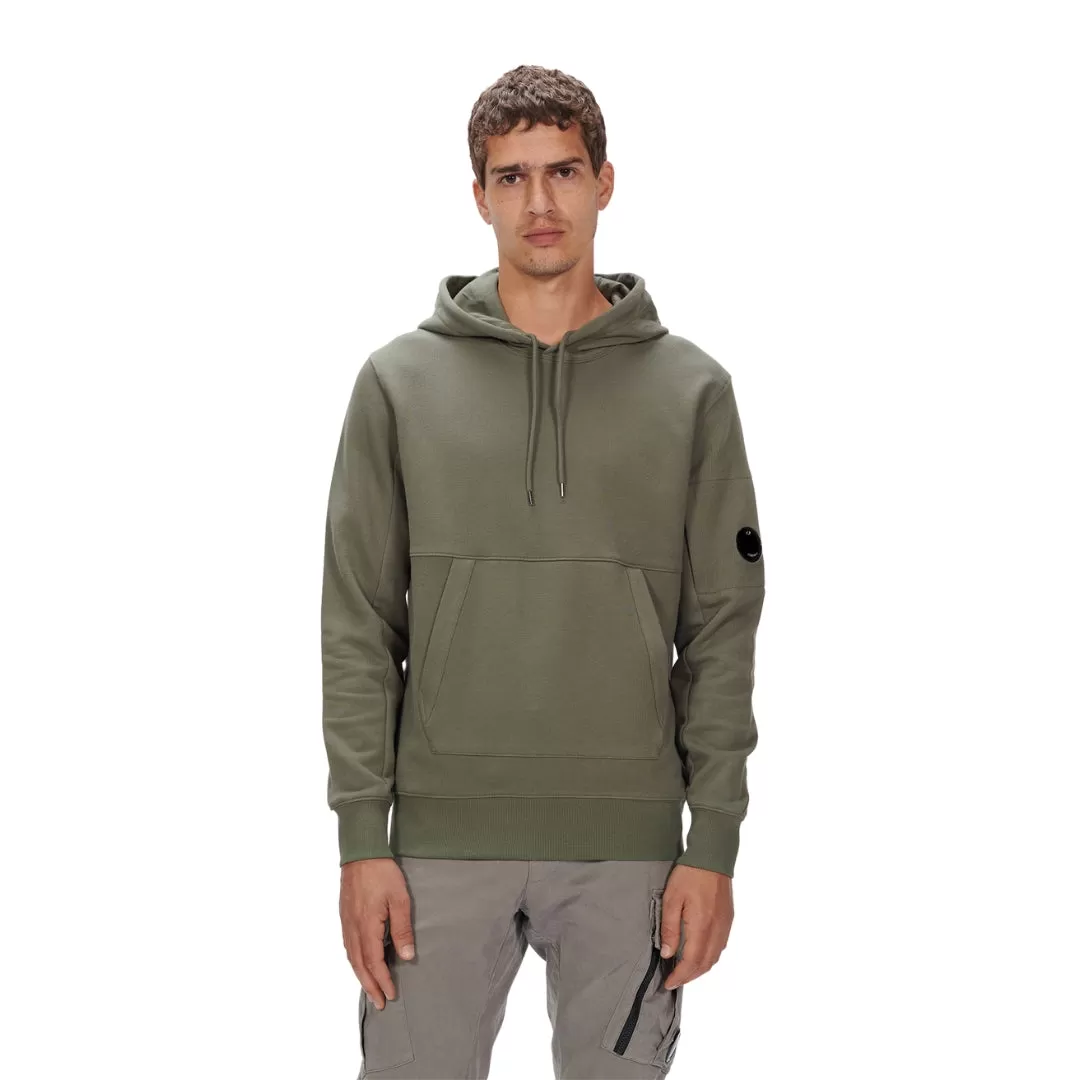 Diagonal Raised Fleece Hoodie