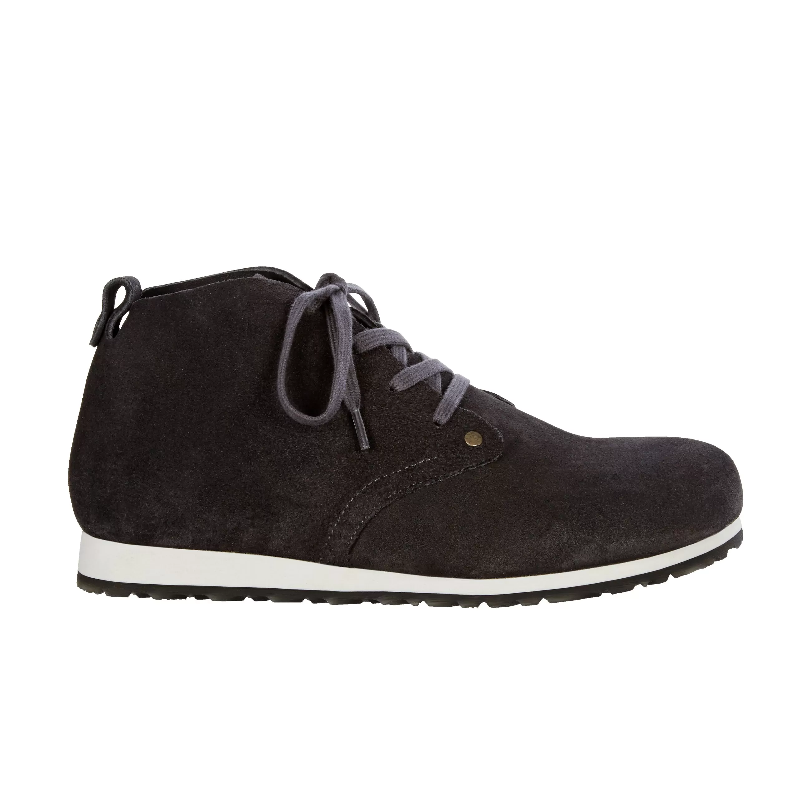 Dundee Plus Ladies Dark Grey Suede Leather