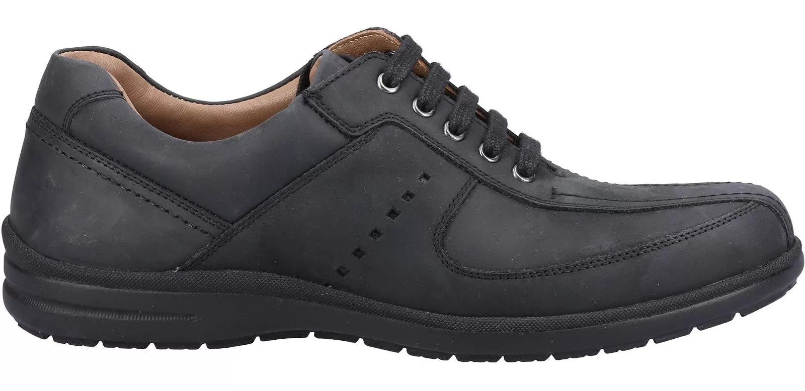 Fleet & Foster Bob Mens Leather Lace Up Casual Shoe