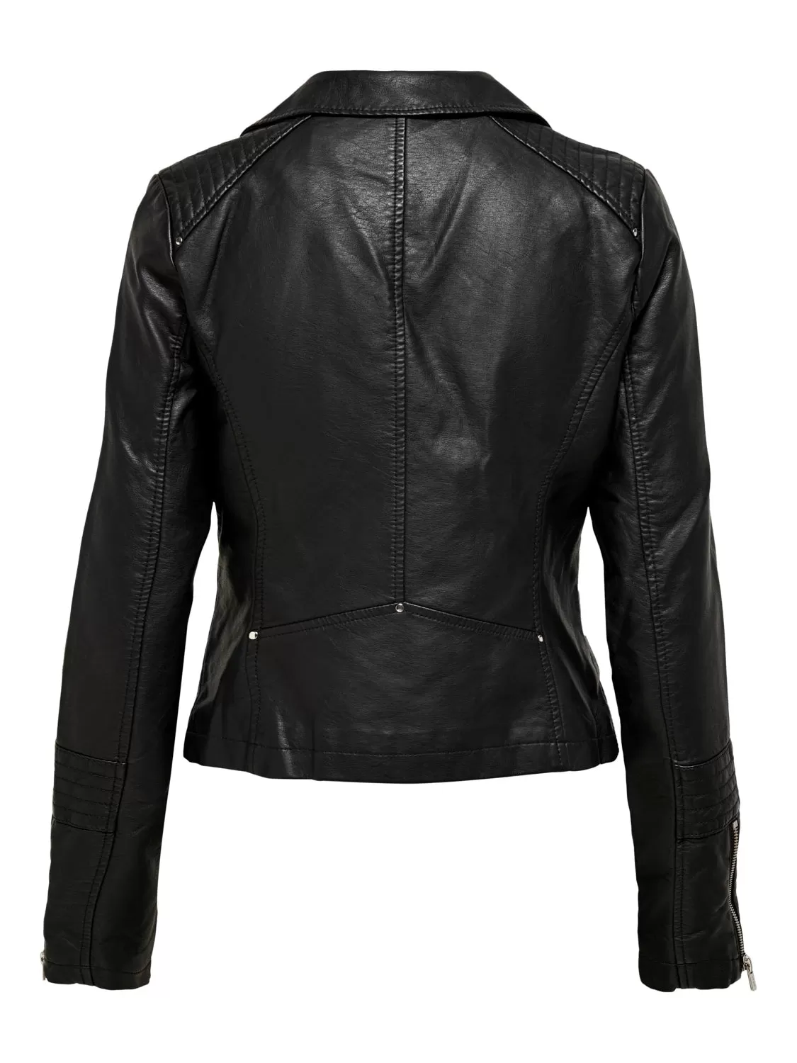 Gemma Vegan Leather Biker Jacket