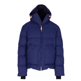 Giubbino Manifattura Ceccarelli Goose Down Hooded Blu Navy