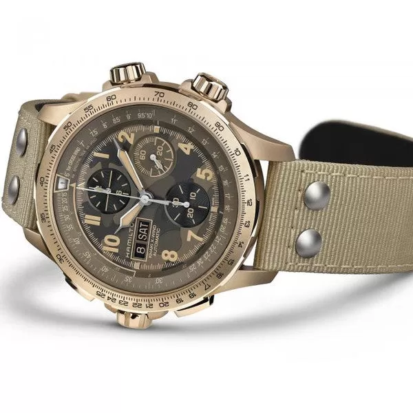 Hamilton H77916920 Khaki Aviation X-Wind Auto Chrono