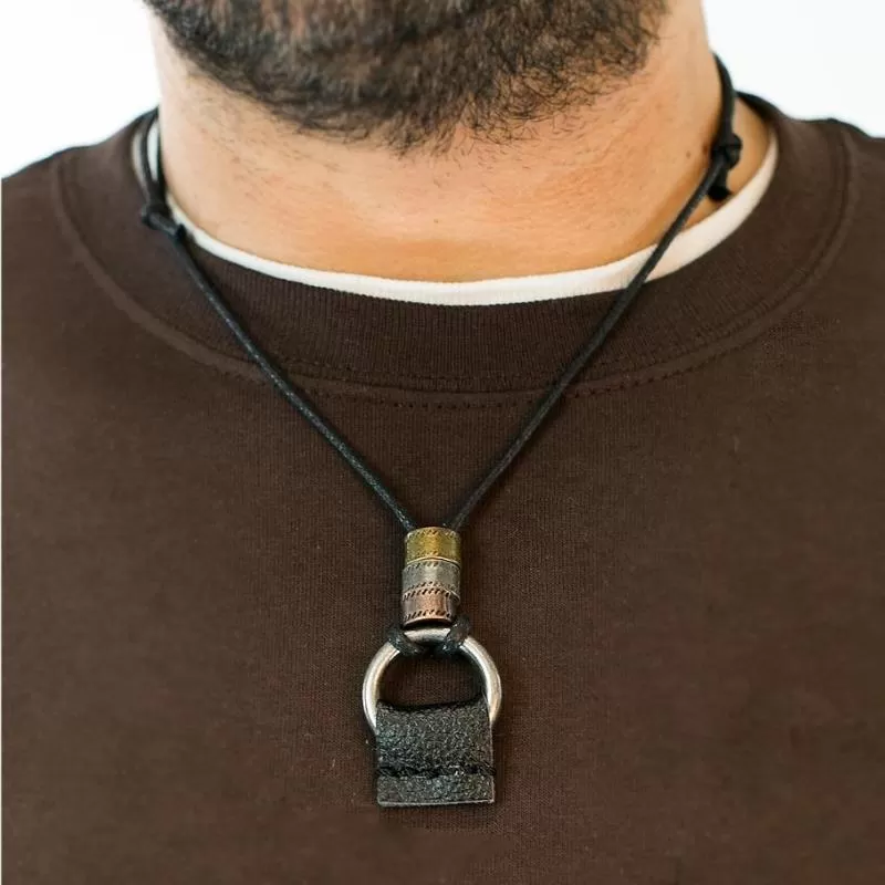 Hell Bent for Leather Urban Man Necklace