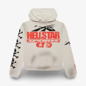 Hellstar Sports Pullover Hoodie 'If You Dont Like Us Beat Us' White SS24