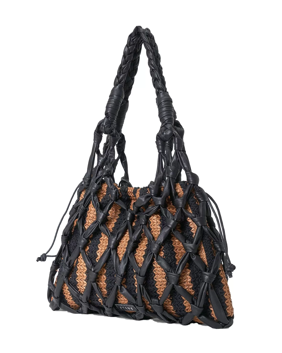 Hitch Shoulder Bag (Black/Tan Seashore Stripe)