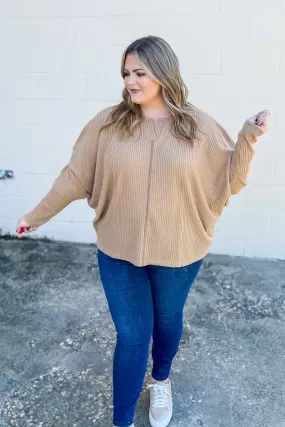 In Loving Arms Dolman Top, Camel