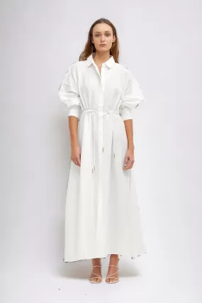 Isla Shirt Dress | Ivory