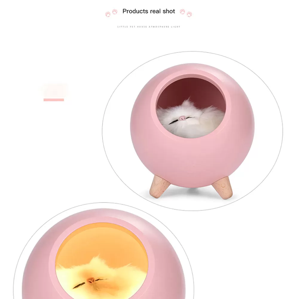 Kawaii Cat House Night Lamp (Chargeable)