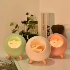 Kawaii Cat House Night Lamp (Chargeable)