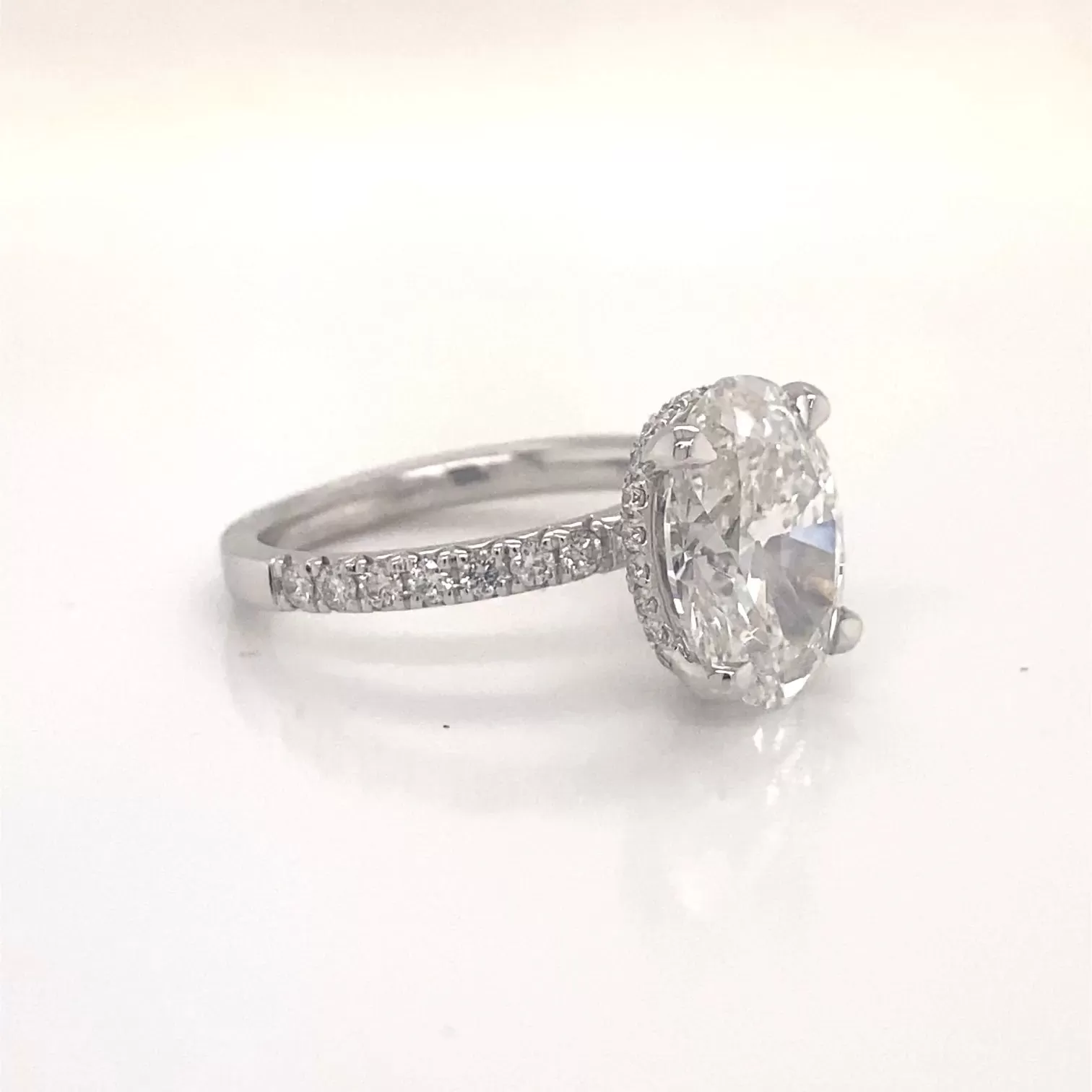 LANA 4 Carat Lab Grown Diamond Engagement Ring IGI Certified