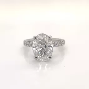 LANA 4 Carat Lab Grown Diamond Engagement Ring IGI Certified