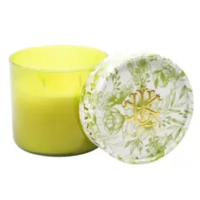 Lux Fragrances Cape Jasmine 15 oz. 2-Wick Spring Lidded Candle