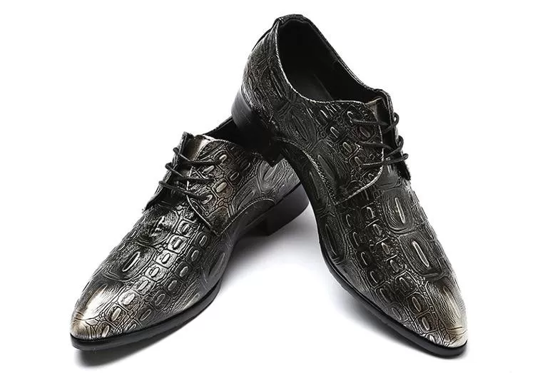 Men Crocodile Leather Shoes