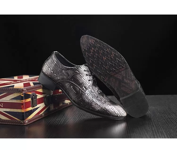 Men Crocodile Leather Shoes