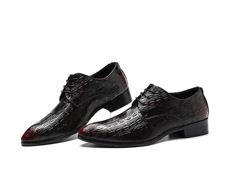 Men Crocodile Leather Shoes